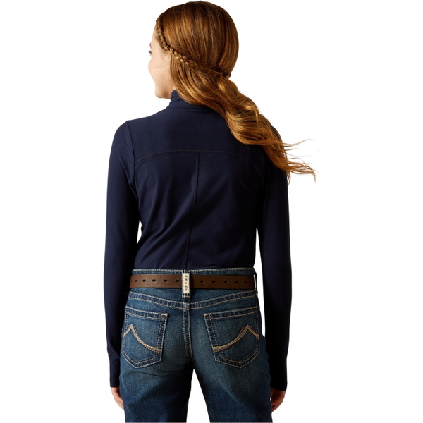 2024 Ariat Junior Lowell 3.0 1/4 Zip Long Sleeve Baselayer 10052914 - Navy